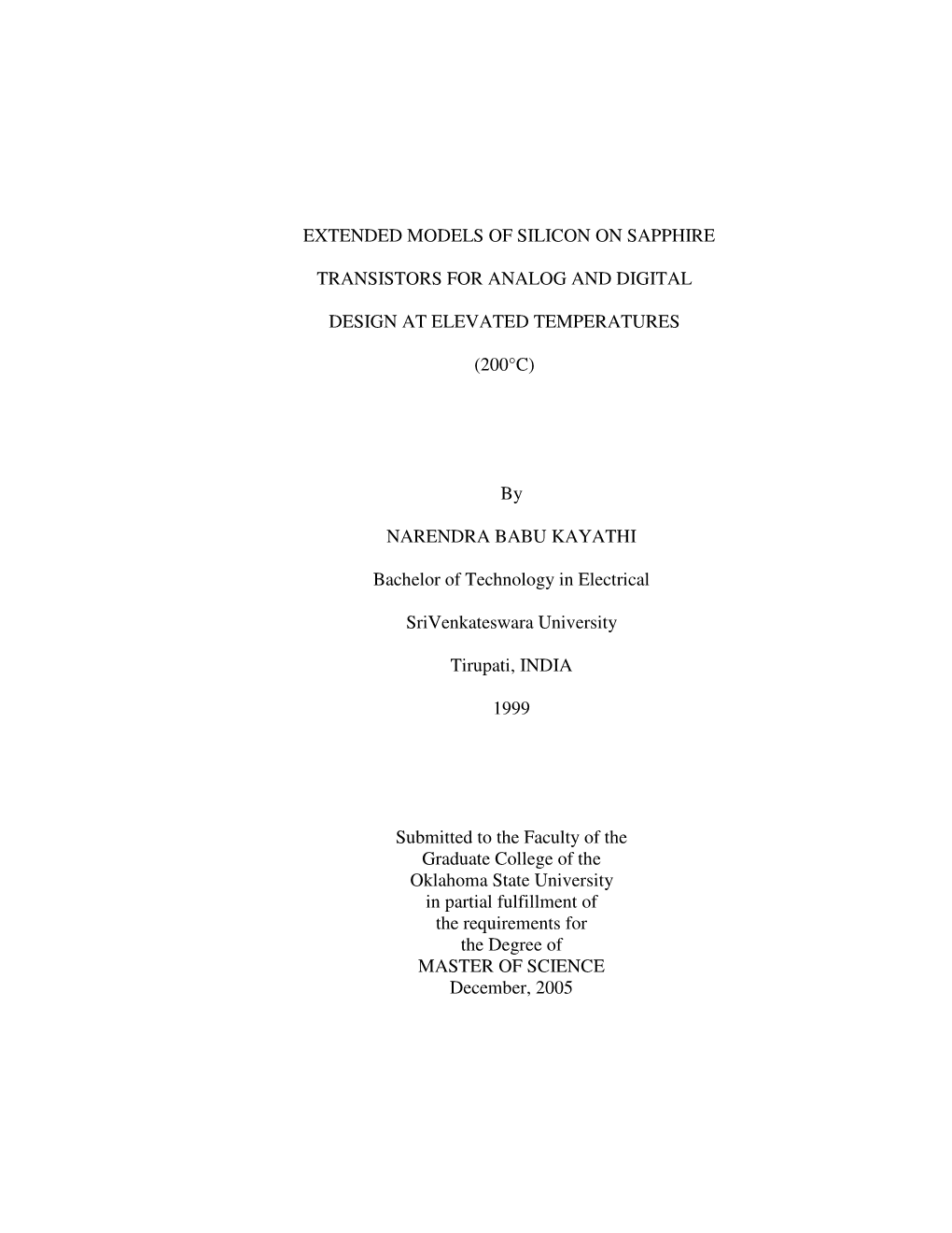 Extended Models of Silicon on Sapphire Transistors for Analog and Digital Design at Elevated Temperatures