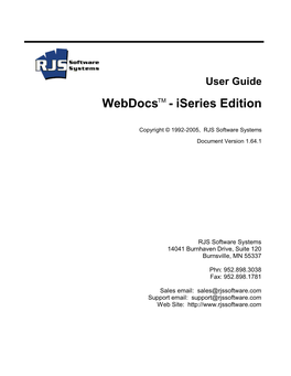 Webdocstm - Iseries Edition
