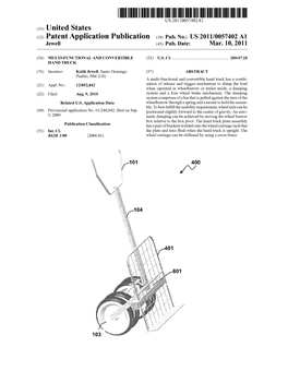 (12) Patent Application Publication (10) Pub. No.: US 2011/0057402 A1 Jewell (43) Pub