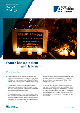 France Has a Problem with Islamism