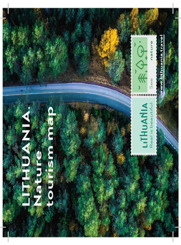 LITHUANIA. Nature Tourism Map SALDUS JELGAVA DOBELE IECAVA AIZKRAUKLE