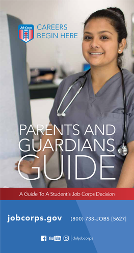 Job Corps Parents and Guardians Guide