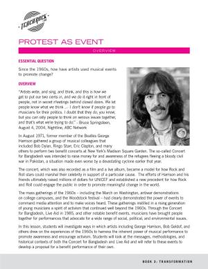 Protest As Event