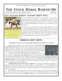 The Stock Horse Round-Up
