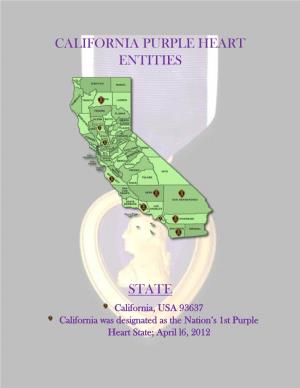California Purple Heart Entities State