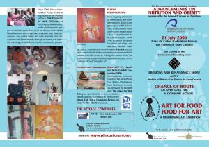 Las Palmas Brochure Art for Food
