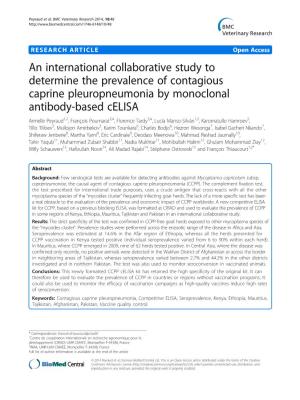 An International Collaborative Study to Determine The