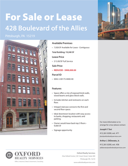 428 Boulevard of the Allies.Indd