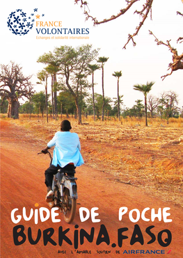 Guide De Poche Du Burkina Faso Rédigé Par Les Volontaires Et Destiné Aux Volontaires