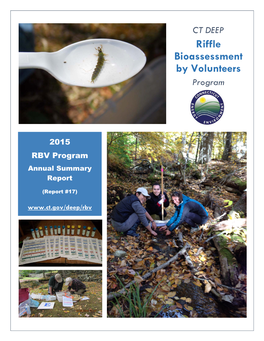 2015 Statewide Riffle Bioassessment by Volunteers Report