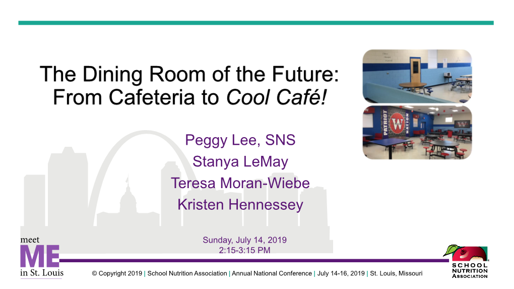 The Dining Room of the Future: from Cafeteria to Cool Café!