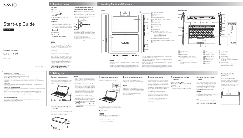 Vaio A12 Vja121