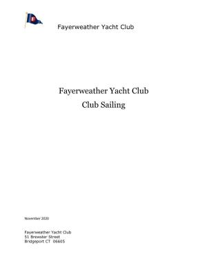 Fayerweather Yacht Club Club Sailing