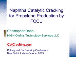 Naphtha Catalytic Cracking for Propylene Production by FCCU