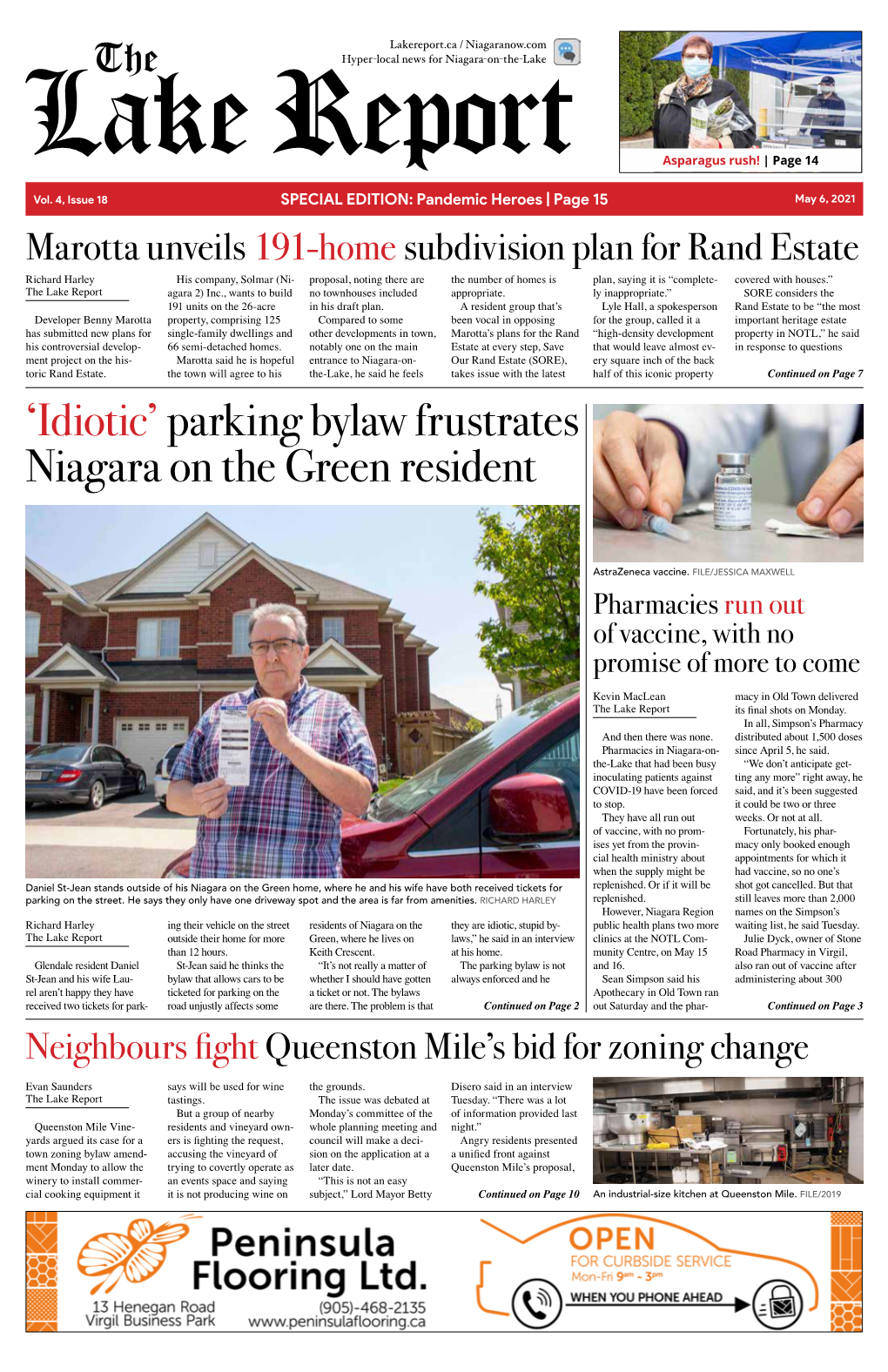 Parking Bylaw Frustrates Niagara on the Green Resident