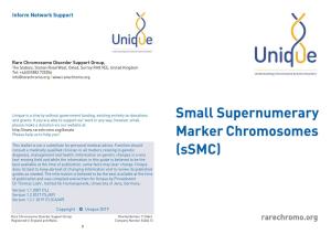 Small Supernumerary Markerchromosomes (Ssmc)
