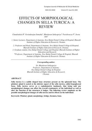 Effects of Morphological Changes in Sella Turcica: a Review