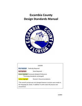 Escambia County Design Standards Manual