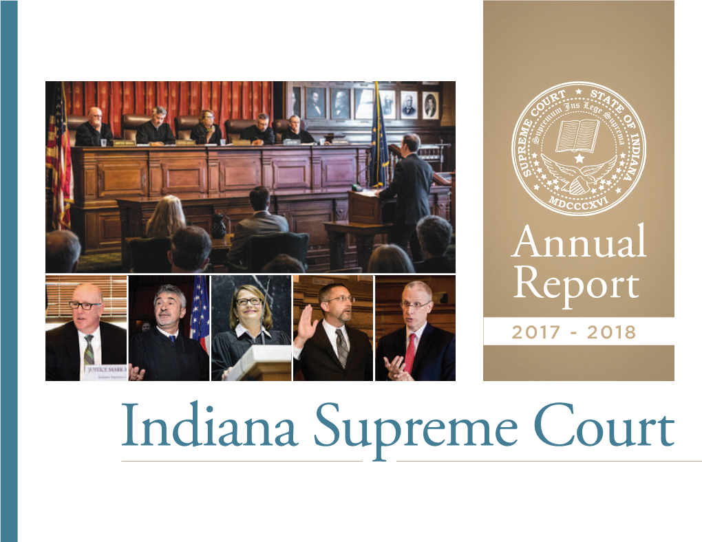 Indiana Supreme Court 2017-2018 Annual Report