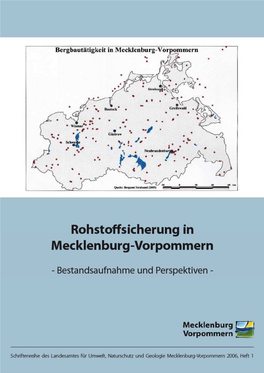 Rohstoffsicherung in Mecklenburg-Vorpommern