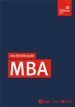 The Strathclyde MBA Brochure