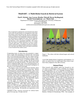 A Multi-Robot Search and Retrieval System