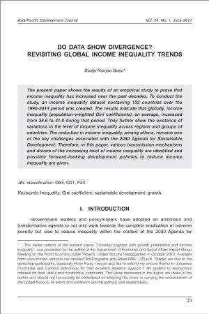 Do Data Show Divergence? Revisiting Global Income Inequality Trends