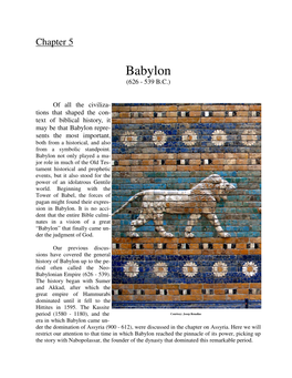 Babylon (626 - 539 B.C.)