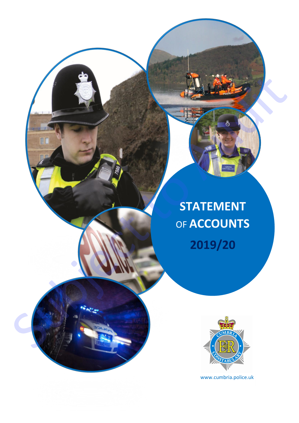 The Chief Constable for Cumbria Constabulary Statement Of