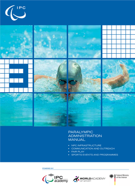 Paralympic Administration Manual