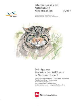 Beiträge Zur Situation Der Wildkatze in Niedersachsen II