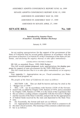 906-100 Budget Bill