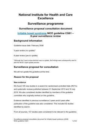 Surveillance Review Proposal PDF 387 KB