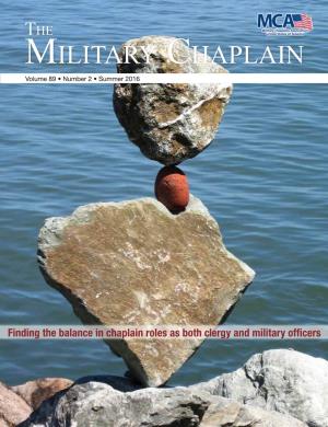 Finding the Balance in Chaplain Roles As Both Clergy and Military Officers