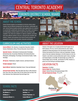 Toronto Academy Toronto District School Board