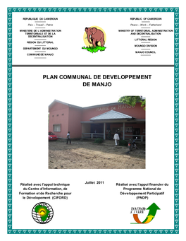 Plan Communal De Developpement De Manjo
