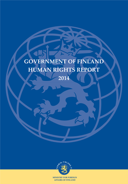 Government of Finland Human Rights Report 2014