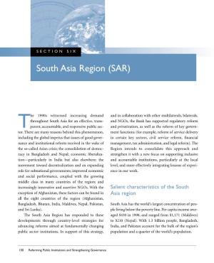 South Asia Region (SAR)