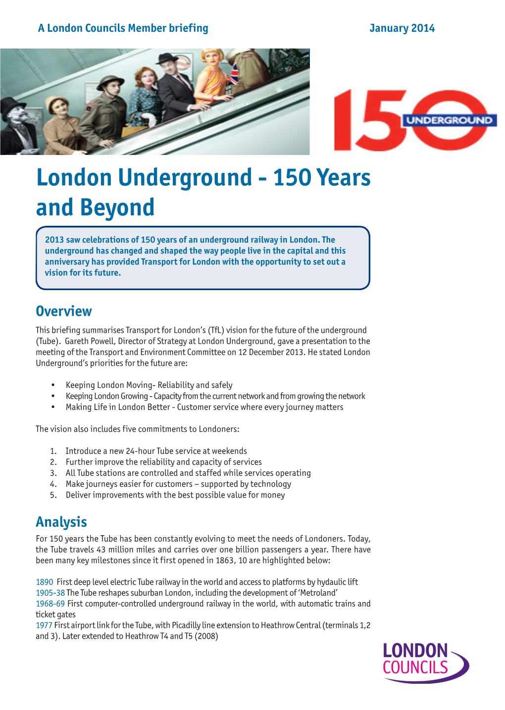 London Underground - 150 Years and Beyond