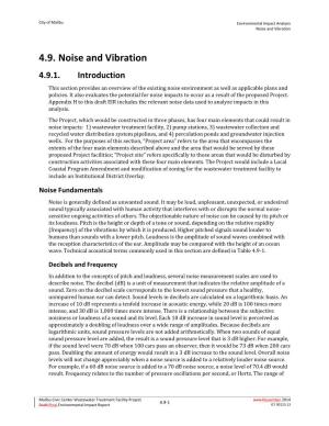 4.9. Noise and Vibration 4.9.1