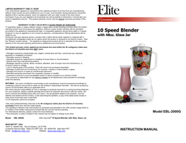 6-Speed Blender