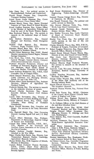 Supplement to the London Gazette, Sth June 1963 4803