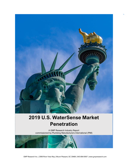 2019 U.S. Watersense Market Penetration Report