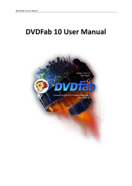 Dvdfab 10 User Manual