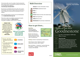 Walks in East Kent Ages to Take on the Walk Can Be Multimap Website Ordered by Emailing