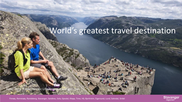 World's Greatest Travel Destination