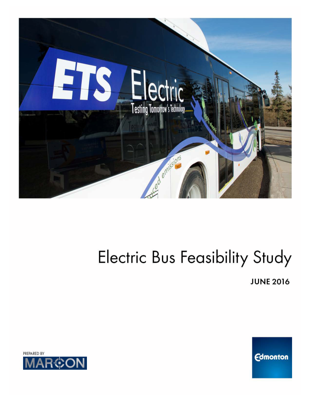 Electric Bus Feasibility Study for the City of Edmonton