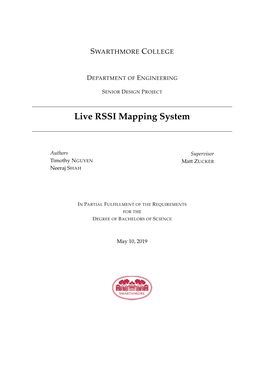 Live RSSI Mapping System