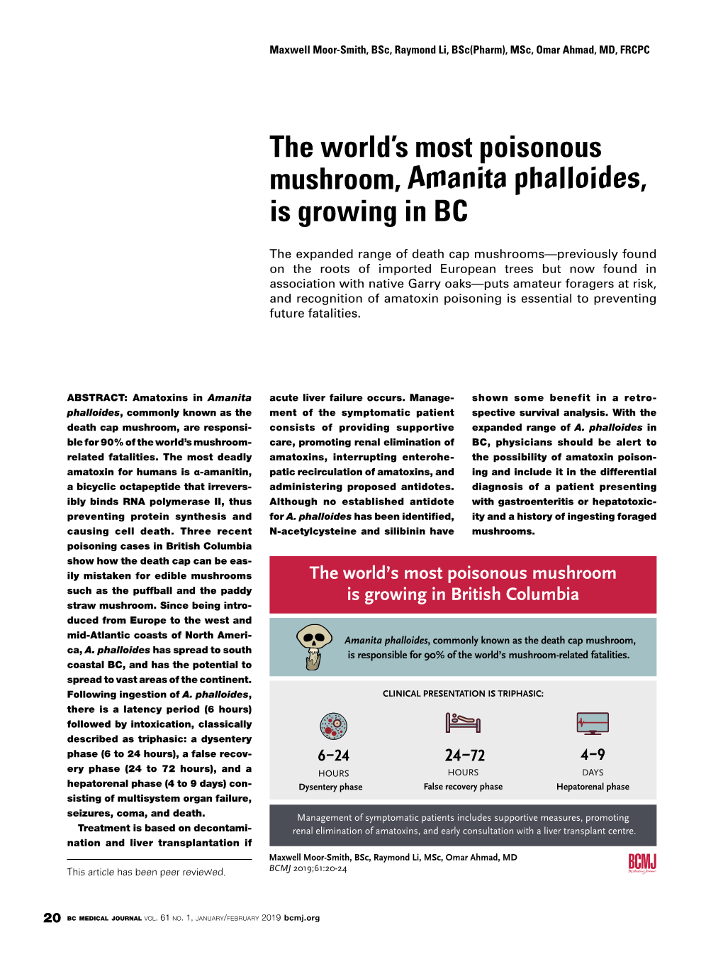 The World's Most Poisonous Mushroom, Amanita Phalloides, Is