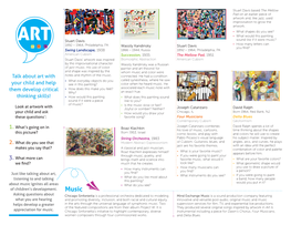 Talk About Art with Your Child and Help Them Develop Critical Thinking Skills!